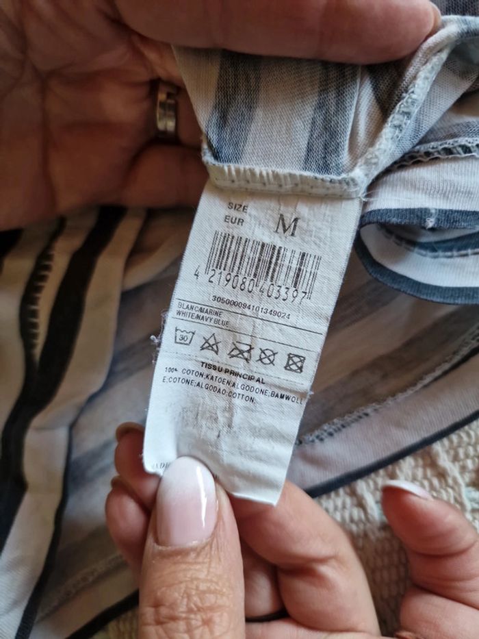 T shirt marinière - photo numéro 3