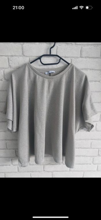Tee-shirt pull fin large Zara taille M