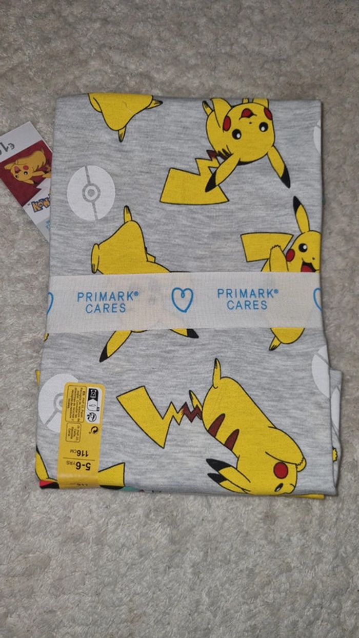 Lot pyjama short pokemon 5/6 ans neuf - photo numéro 2