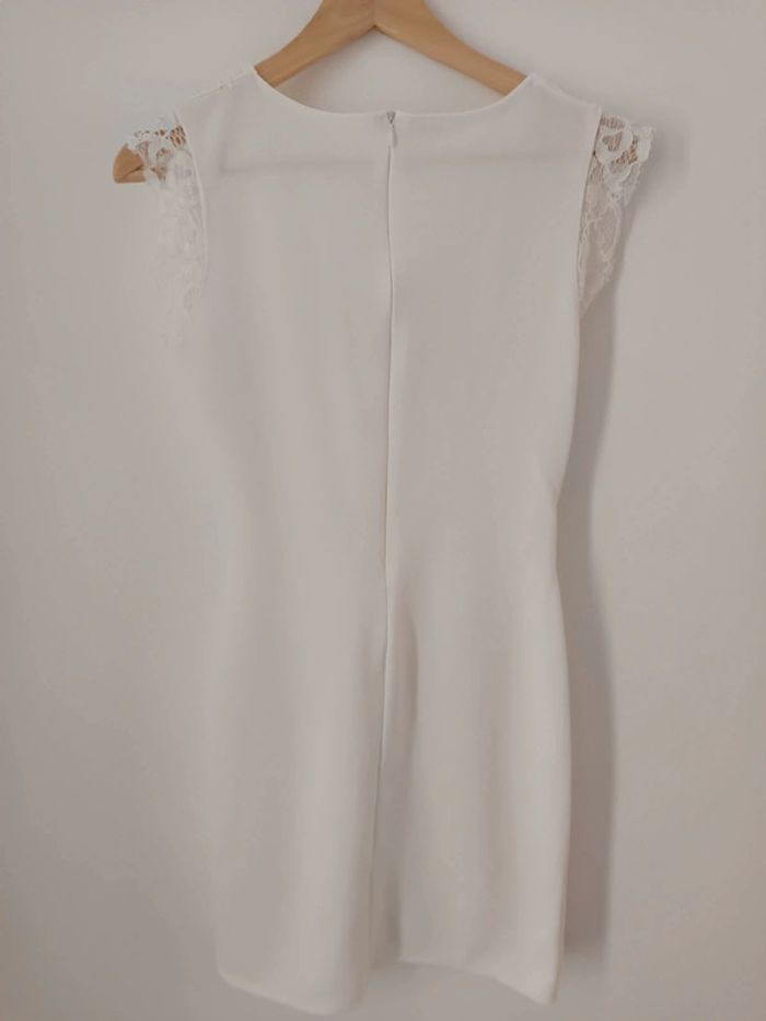 Robe blanche/crème - photo numéro 3