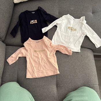 Lot t-shirt manches longues kiabi