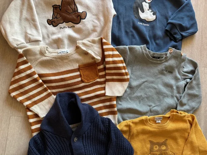 Lot pulls et sweats 12 mois - photo numéro 4