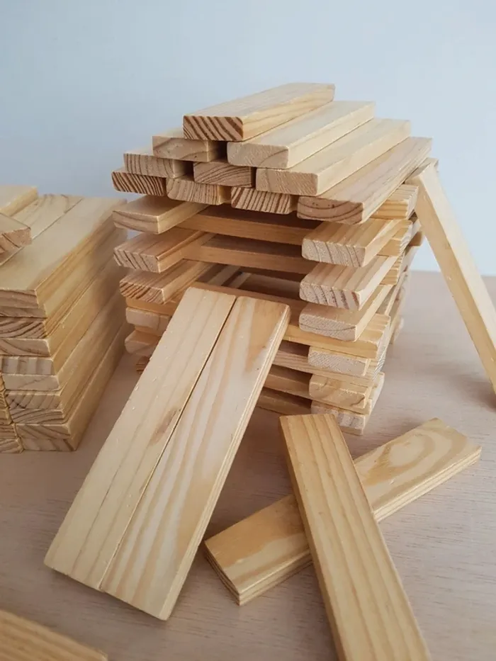 100 planchettes en bois brut - photo numéro 9
