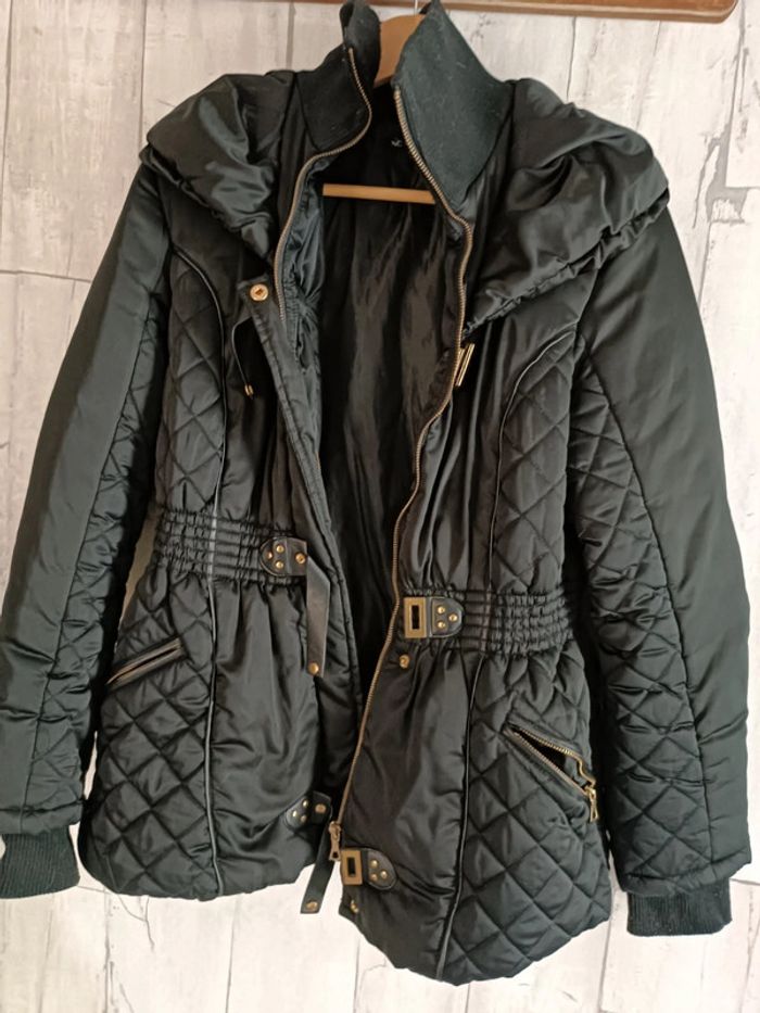 Manteau d'hiver 3/4 avec col cintré