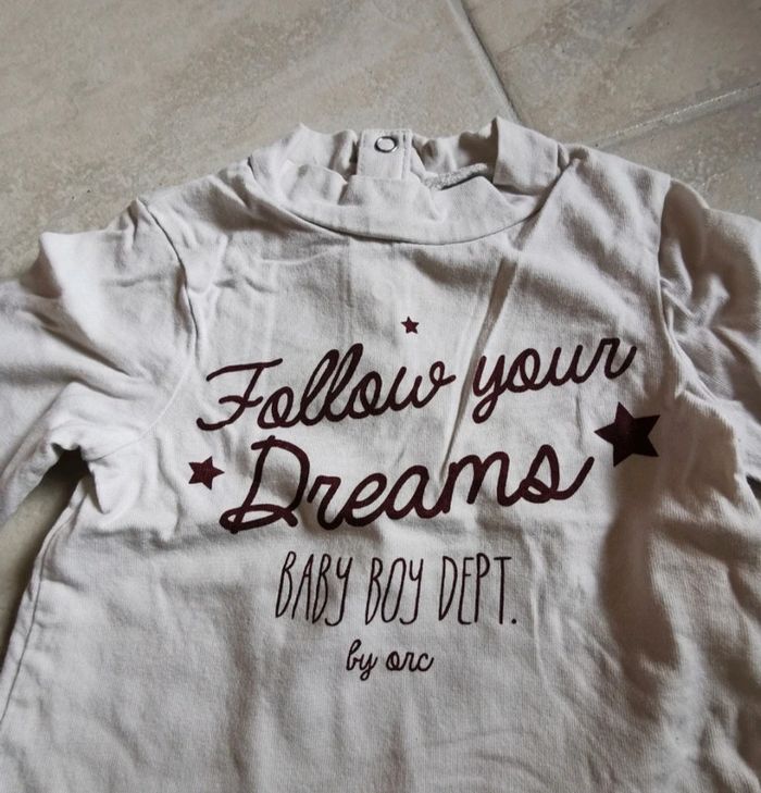 T-shirt Sous-pull à manches longues bébé garçon 18 mois - photo numéro 2