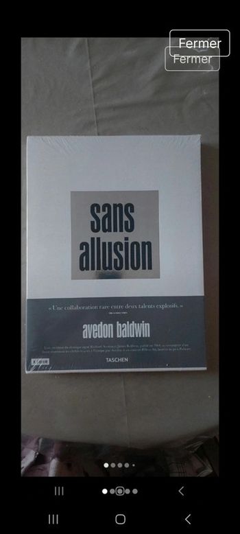 Livre Richard Avedon. James
Baldwin. Sans Allusion