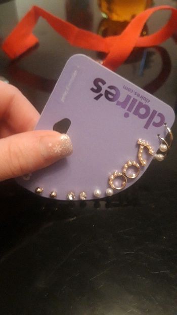 Lot boucles d'oreilles claire's