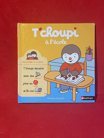 Livre Tchoupi a l’école