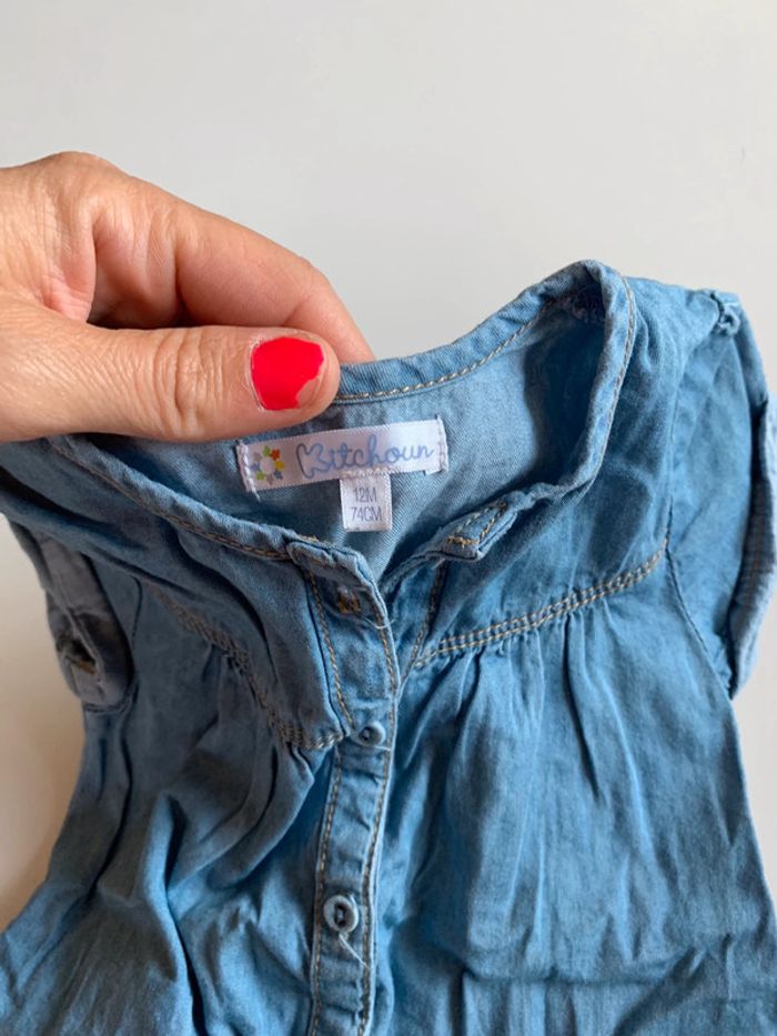 Robe tunique en jean - photo numéro 2