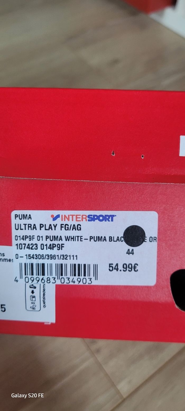 chaussure de foot  Puma  neuve   taille 44  Ultra Play FG/AG - photo numéro 6