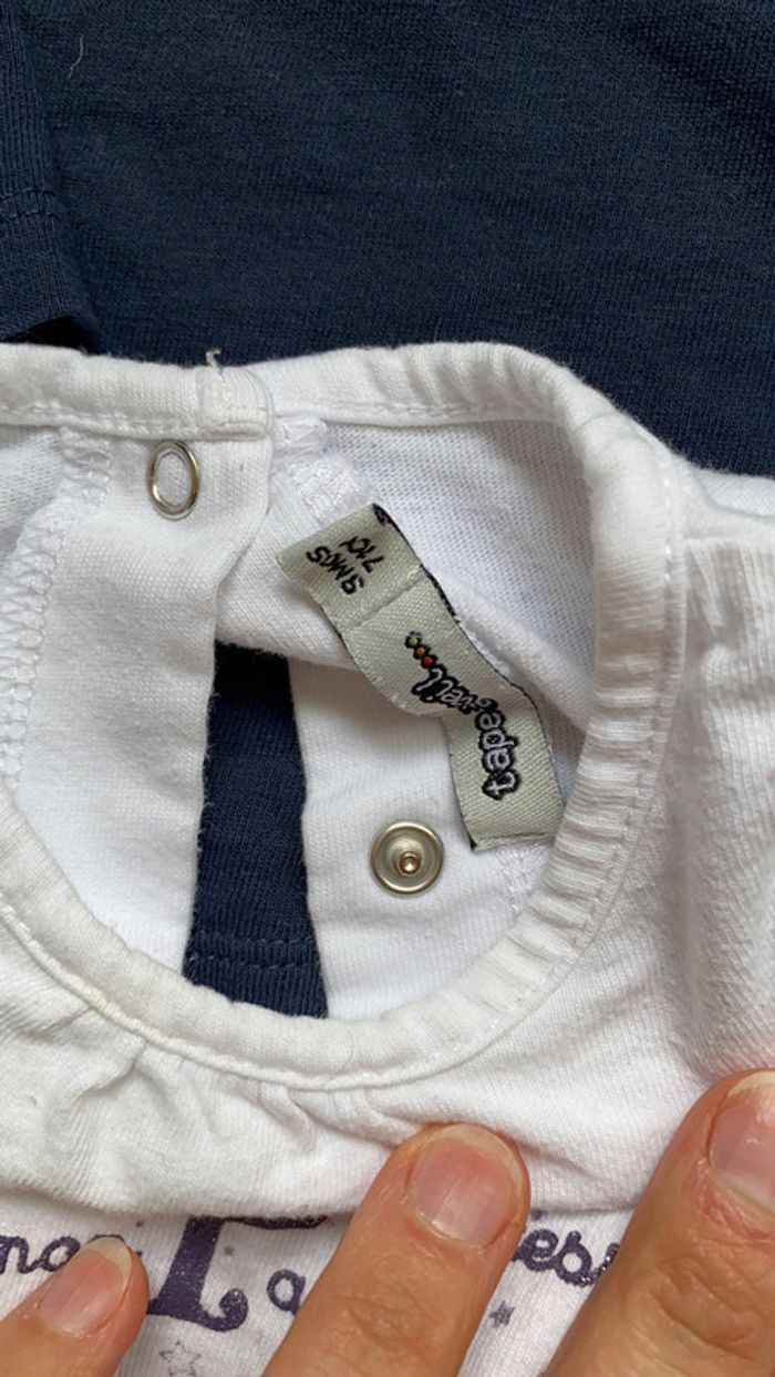 Lot lot de deux t-shirt manches longues TAO - photo numéro 4