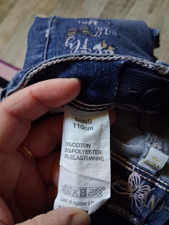 Jean slim fille bleu 5 ans - photo numéro 6
