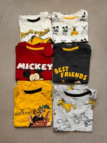 6 shirt Disney 6 mois