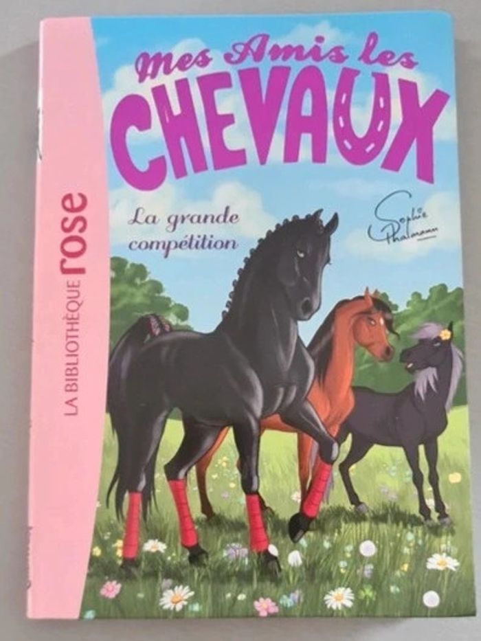 Livre mes amis les chevaux la grande compétition