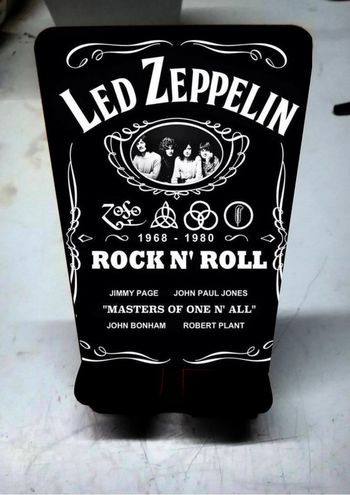 support téléphone motif led zeppelin neuf
