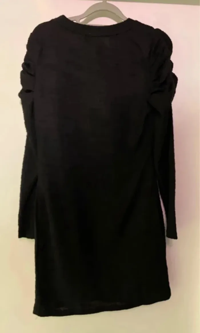 Robe noire manches longues LA CITY neuve taille M - photo numéro 5