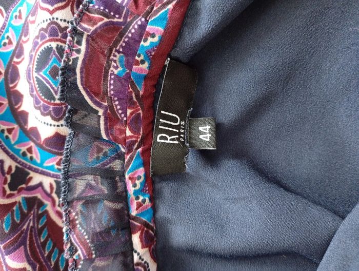 Blouse violette Riu taille 44 - photo numéro 3