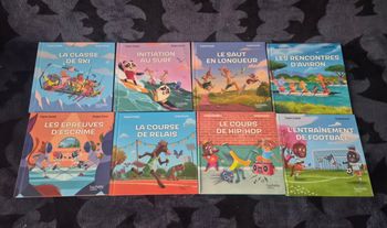 Lot 8 livres "esprit sportif "