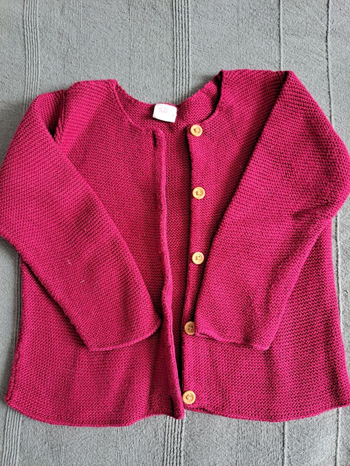 Gilet bordeau