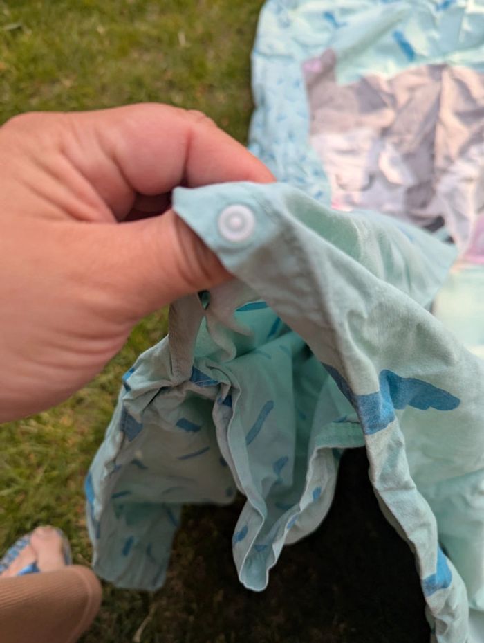 Parure de lit, couette, drap housse et taie d'oreiller 90 * 140 - photo numéro 2