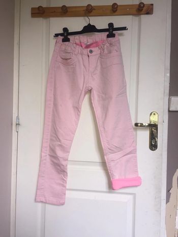Pantalon rose pale miss captain en 34