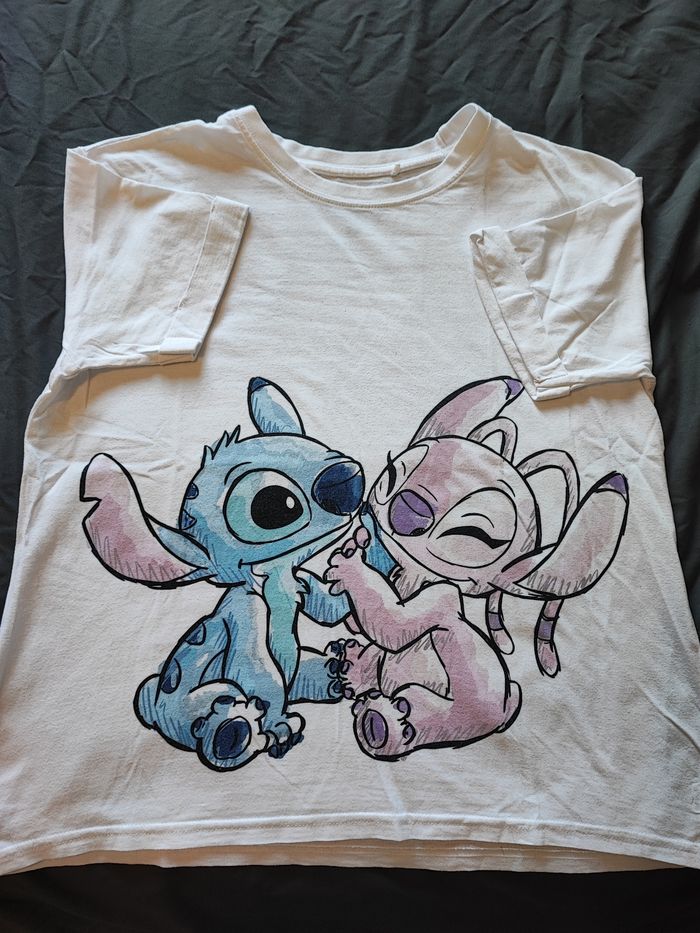Tee shirt stitch blanc xs