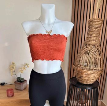 Bandeau crop top