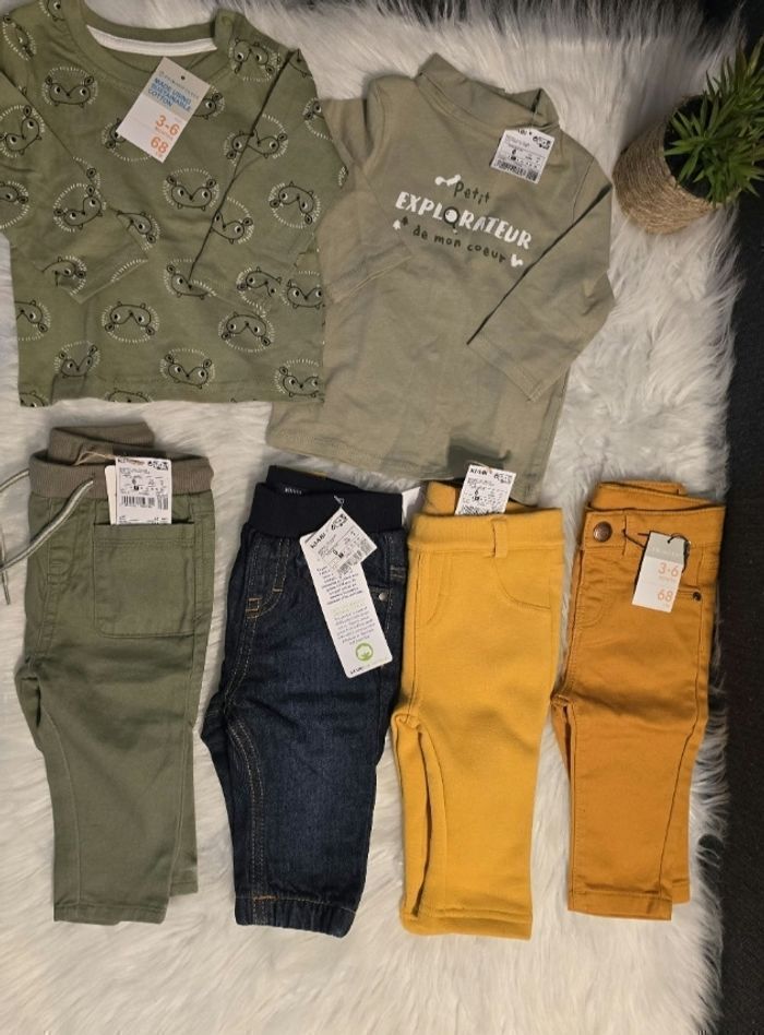 NEUFS🏷🥰💙: superbe lot 6 mois garçon 🥰😍🥰💙💙💙 - photo numéro 2