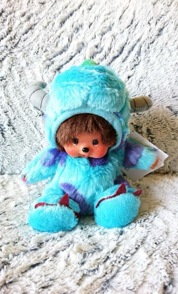 Peluche Collection Style Monchichi Monstres et Compagnie Sully