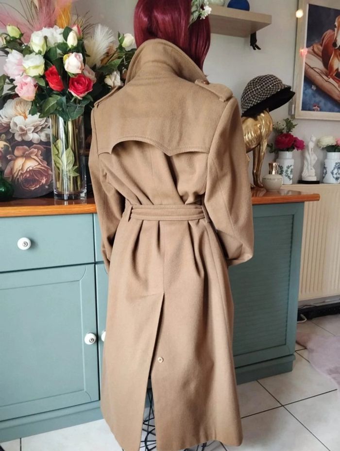 🌷Manteau Beige Vintage Pure Laine Tyrol Autrichien Steinblok T42/44🌷 - photo numéro 4