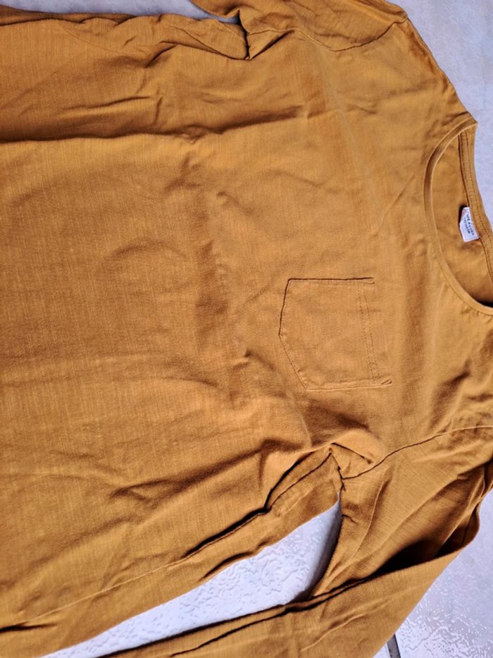 Blouse manches longues moutarde - photo numéro 2