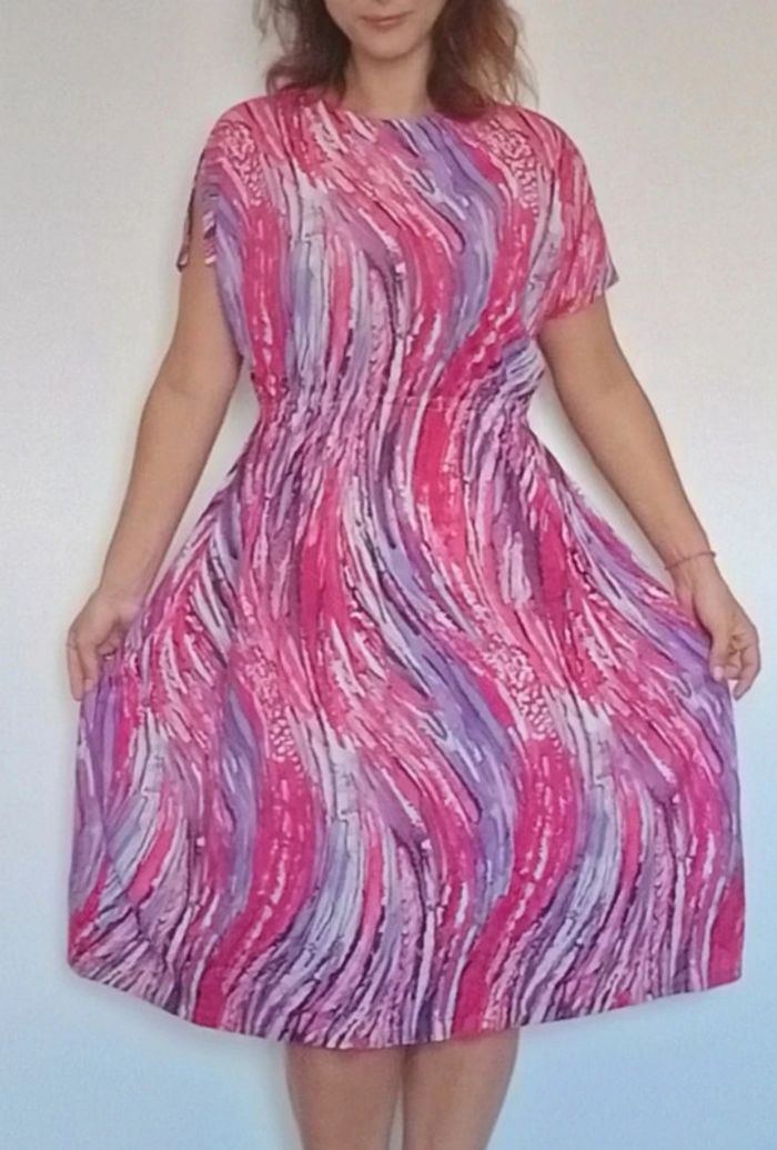 Belle robe colorée vintage TU - photo numéro 4