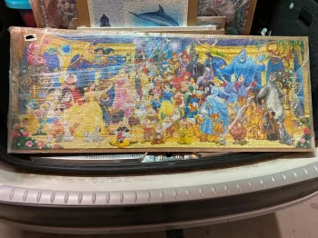 Puzzle collé Panorama Photo de groupe disney 101*40.5 cm