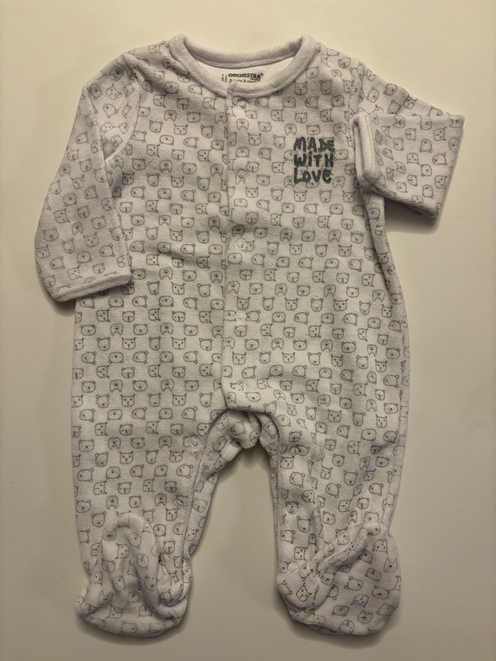 Pyjama velours Orchestra 3M