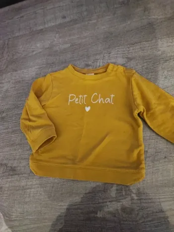 Sweat moutarde