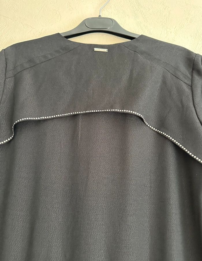 Robe casual noire manches longues col V femme taille 34 One step - photo numéro 6