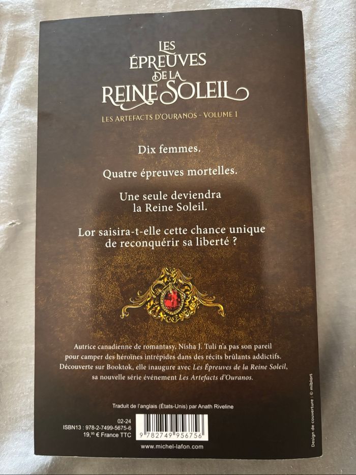 Roman « Les épreuves de la Reine Soleil » - photo numéro 3