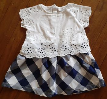 Robe à broderie - 12 mois