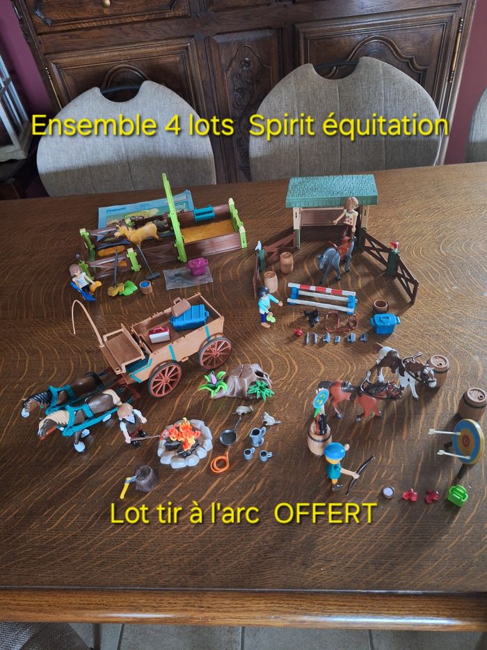 Playmobil 4 lots Spirit équitation