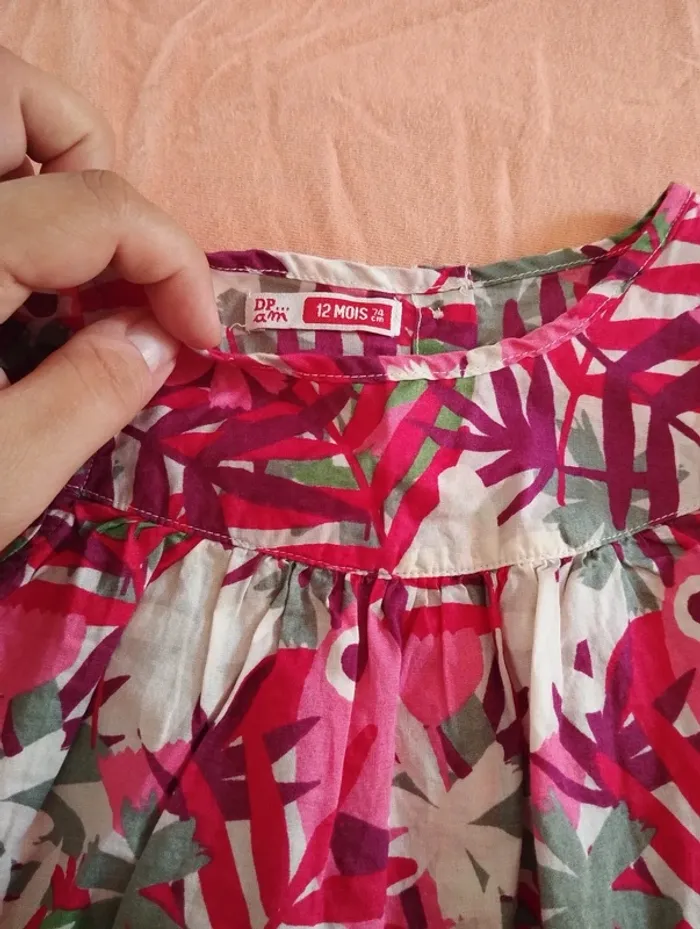 * Robe légère blanc fuchsia T12M Tape à l'oeil - photo numéro 2
