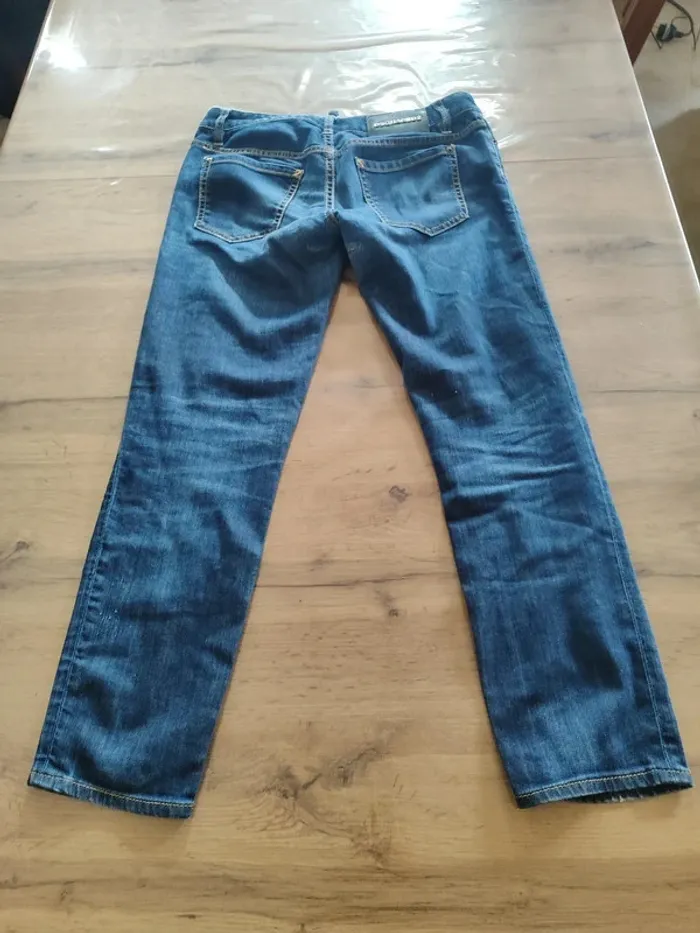 Jean skinny Dsquared2 bleu - Taille 38 - photo numéro 3