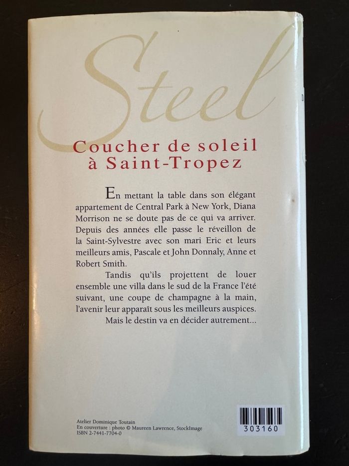Livre couches de soleil à saint-tropez danielle steel - photo numéro 2