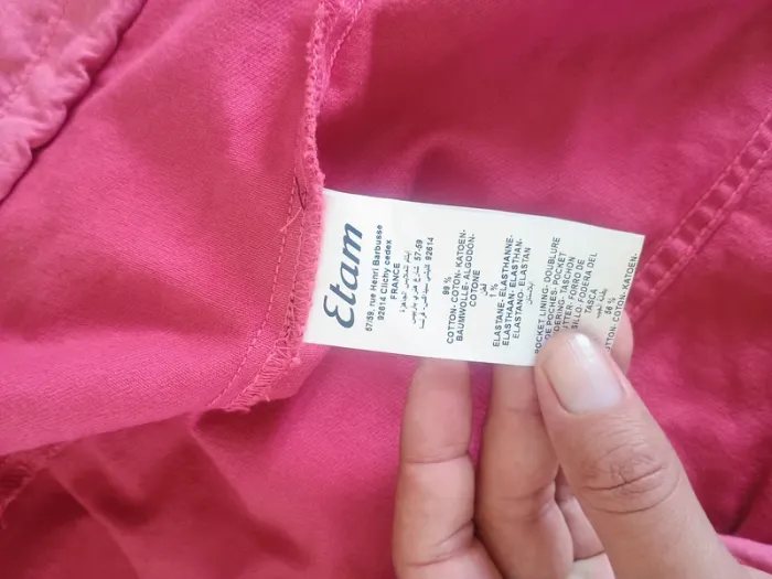 Veste imper neuf rose S - photo numéro 4