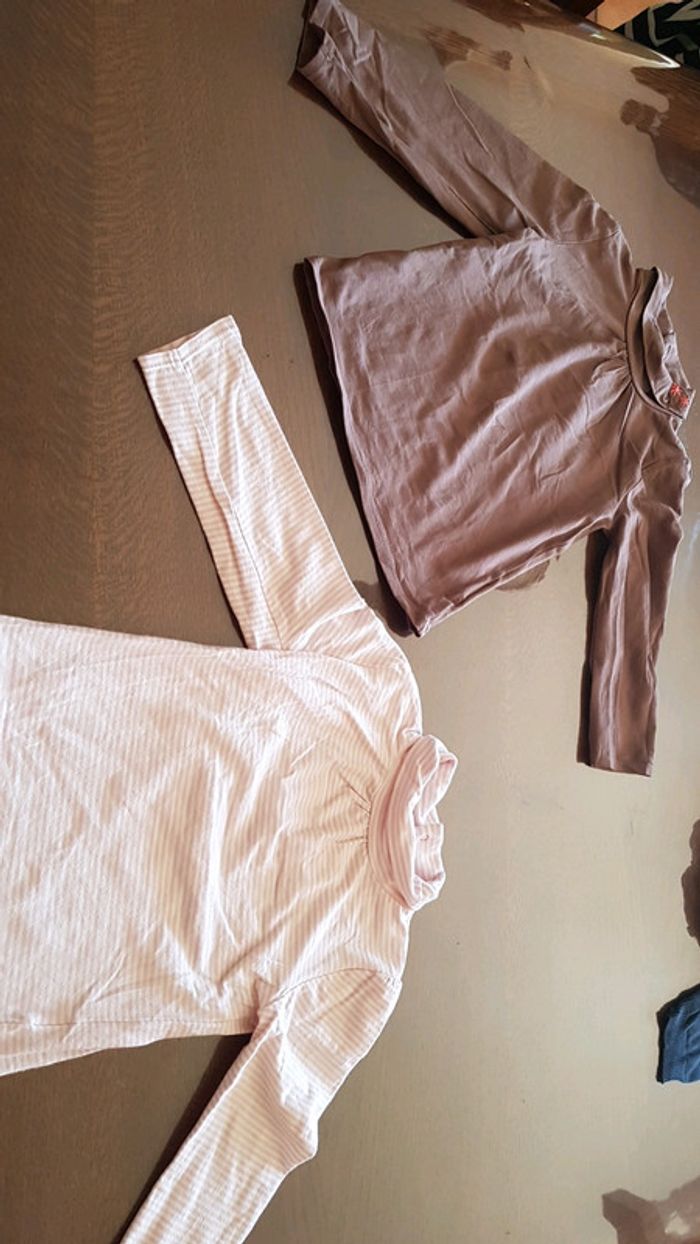 Lots de 2 sous pulls cols roulés 3 ans