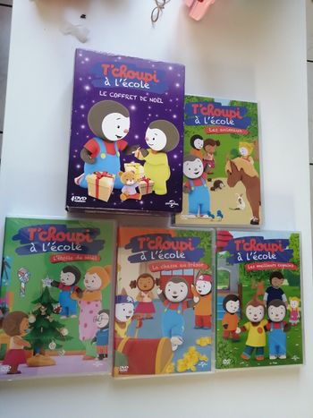 DVD enfant - t'choupi à l'école 