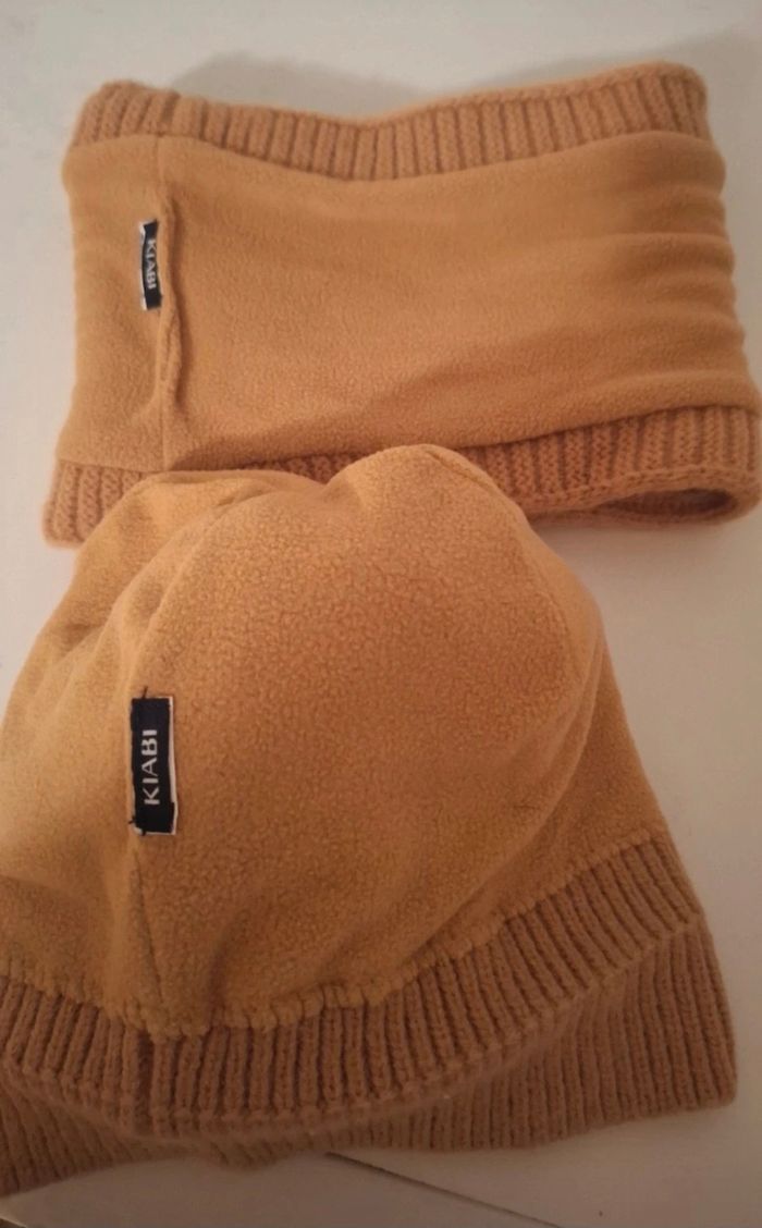 Ensemble bonnet cache cou - photo numéro 2