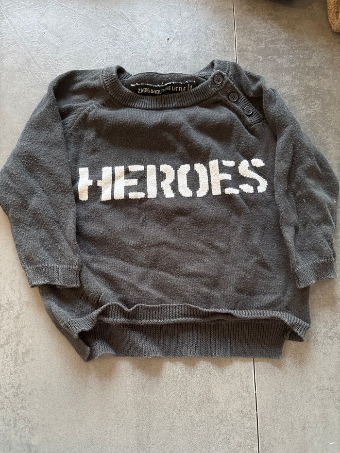 Pull bébé Zadig et Voltaire - photo numéro 1