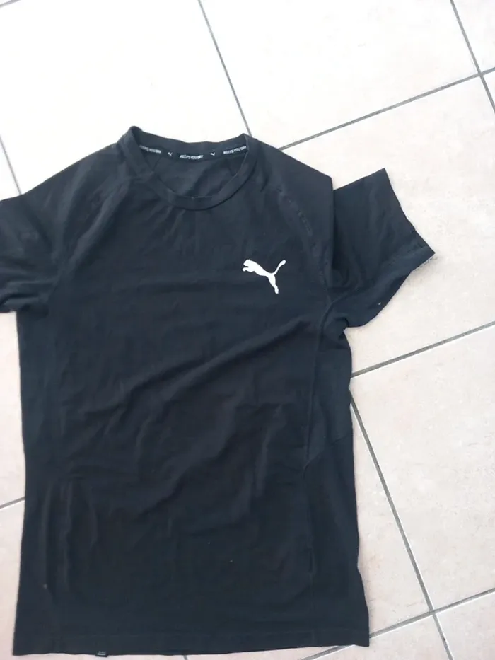 Tee-shirt shirt noir Puma taille S - photo numéro 2