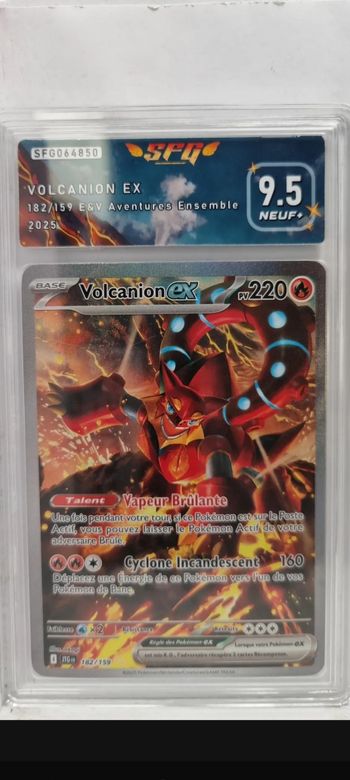 VOLCANION EX Gradée 9.5