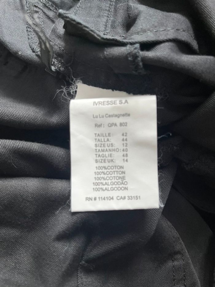 Pantalon femme 100%coton Lulu Castagnette neuf taille 42 - photo numéro 8